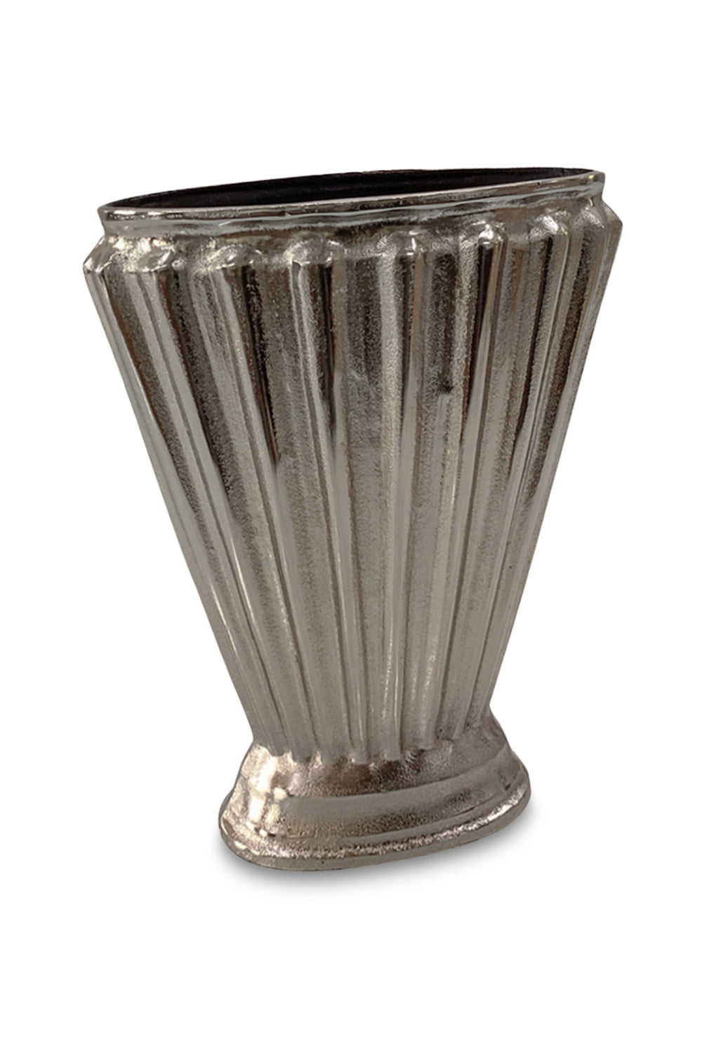 Modern European furniture - Cast Aluminum Tapered Vase - www.oroa.com