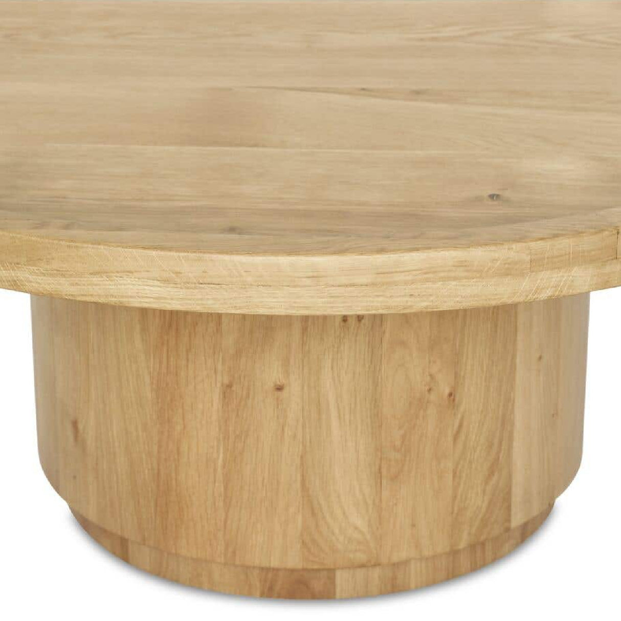 Modern European furniture - Round Tray Oak Coffee Table - www.oroa.com | Oroa.com