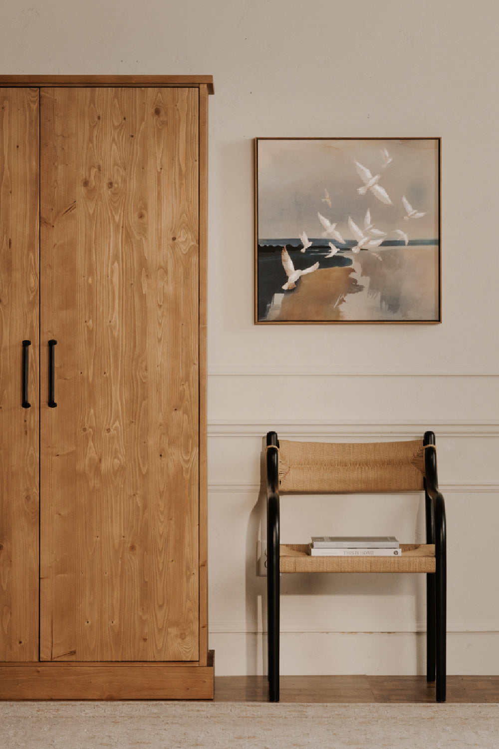 Modern European furniture - Minimalist Beech Wood & Rope Dining Chair - www.oroa.com | Oroa.com