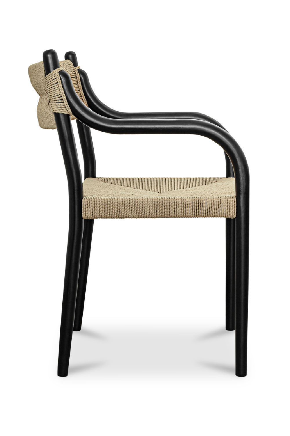 Modern European furniture - Minimalist Beech Wood & Rope Dining Chair - www.oroa.com | Oroa.com