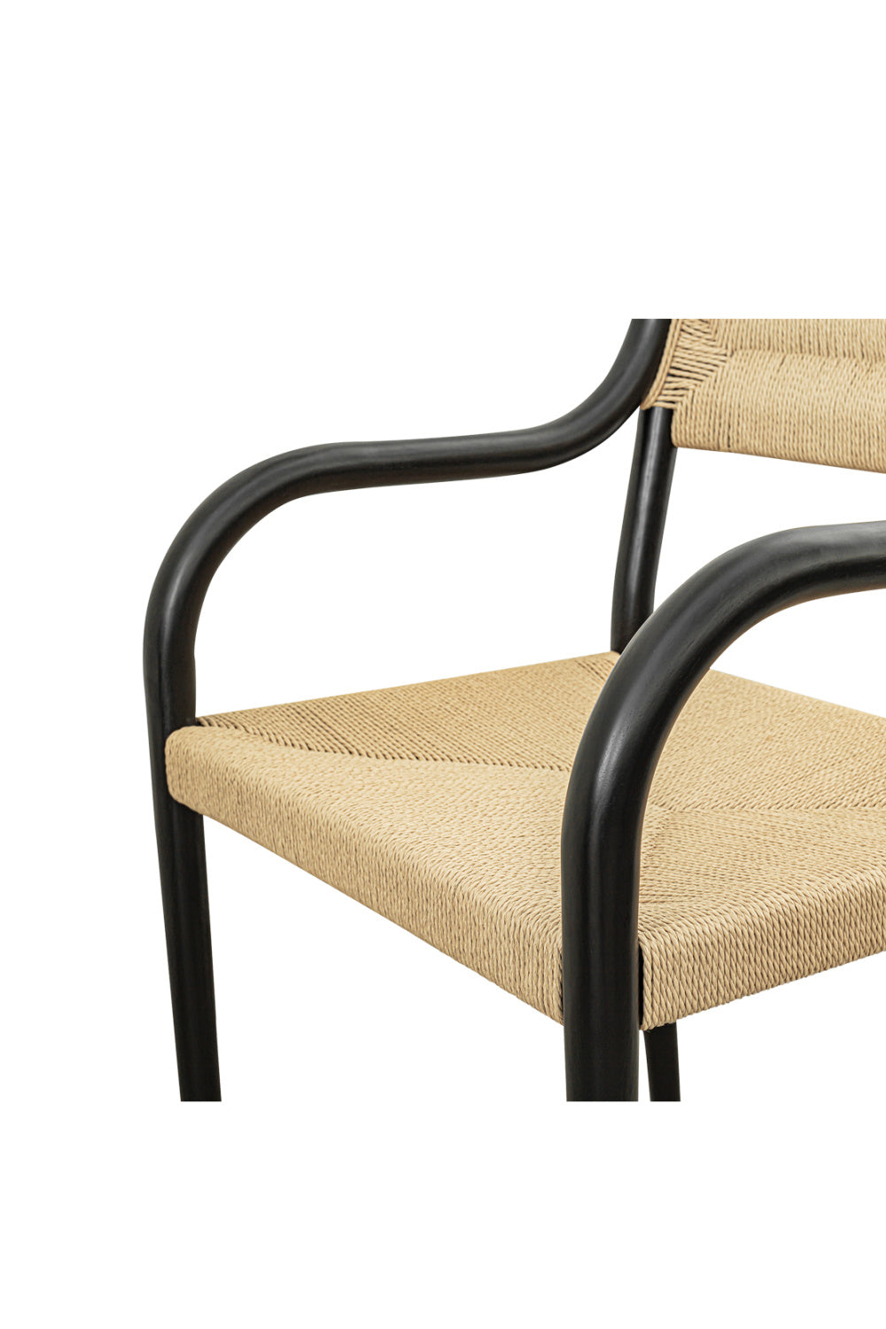 Modern European furniture - Minimalist Beech Wood & Rope Dining Chair - www.oroa.com | Oroa.com