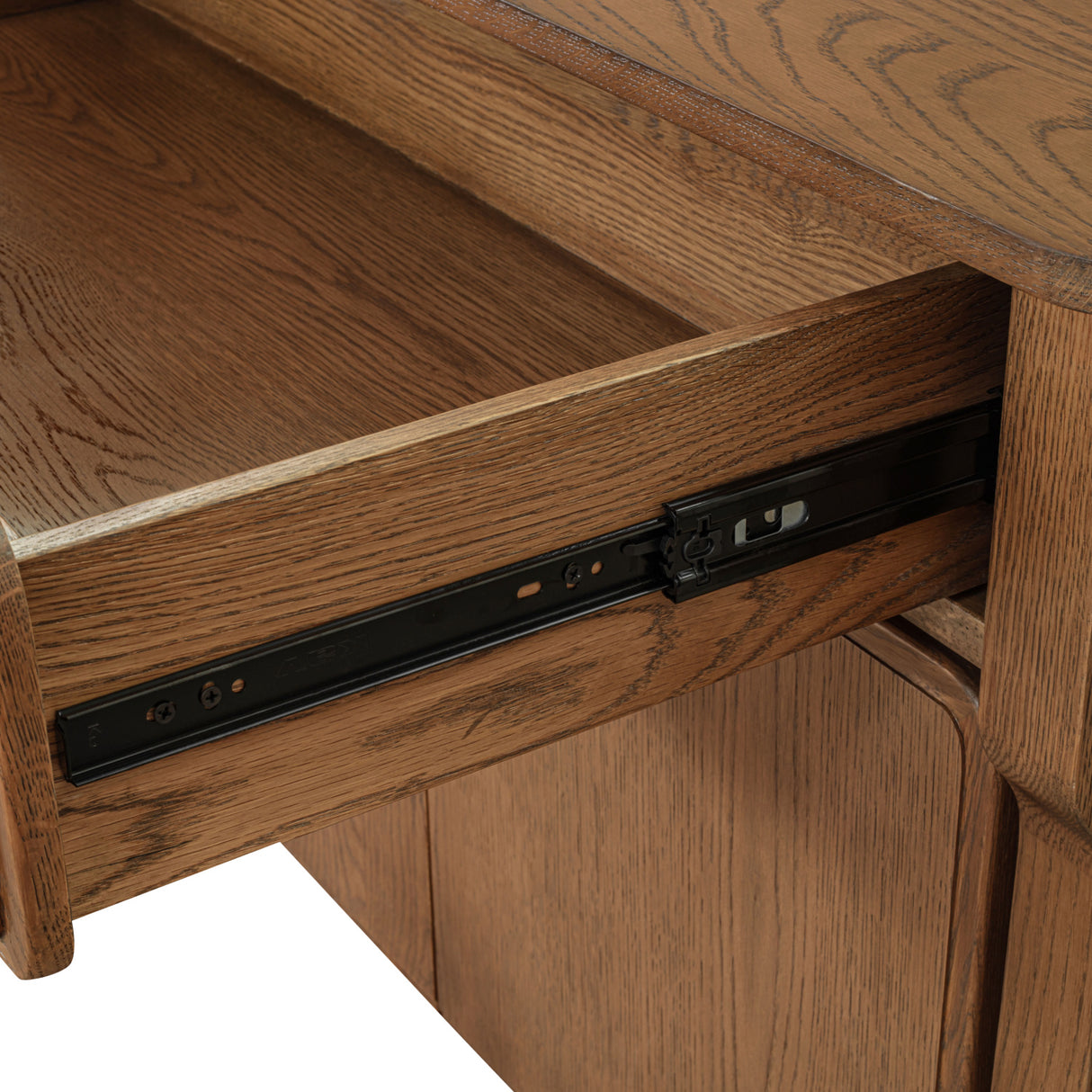 Modern European furniture - Brown Oak 2-Drawer 4-Door Sideboard - www.oroa.com | Oroa.com