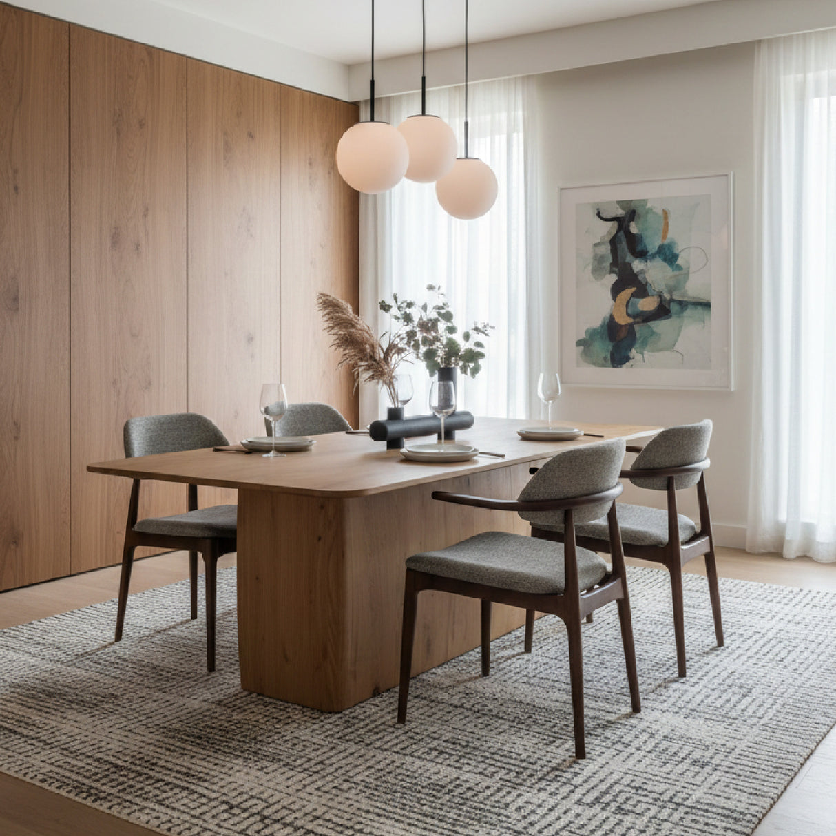 Modern European furniture - Rustic Oak Dining Table - www.oroa.com | Oroa.com
