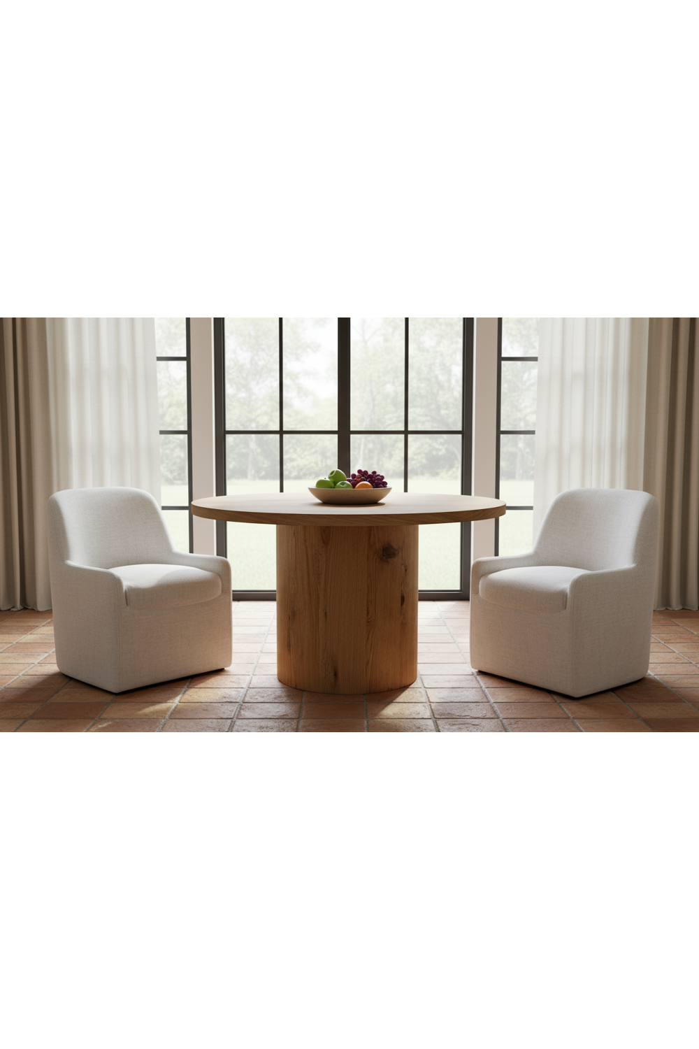 Modern European furniture - Rustic Oak Dining Table - www.oroa.com | Oroa.com