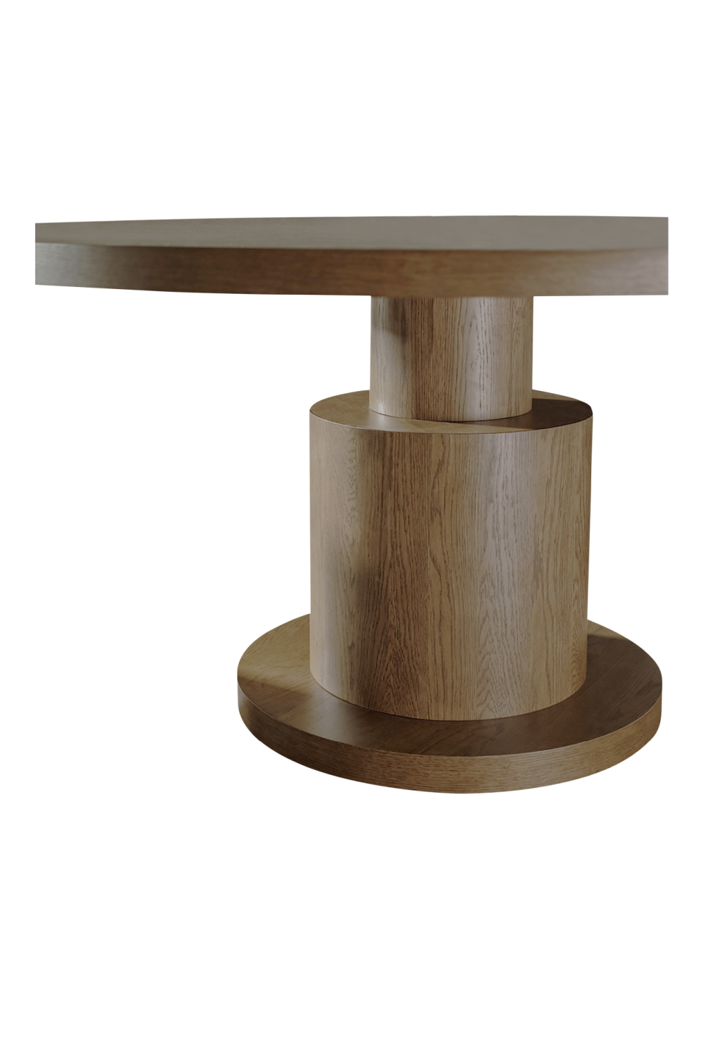Modern European furniture - Round Oak Dining Table - www.oroa.com | Oroa.com