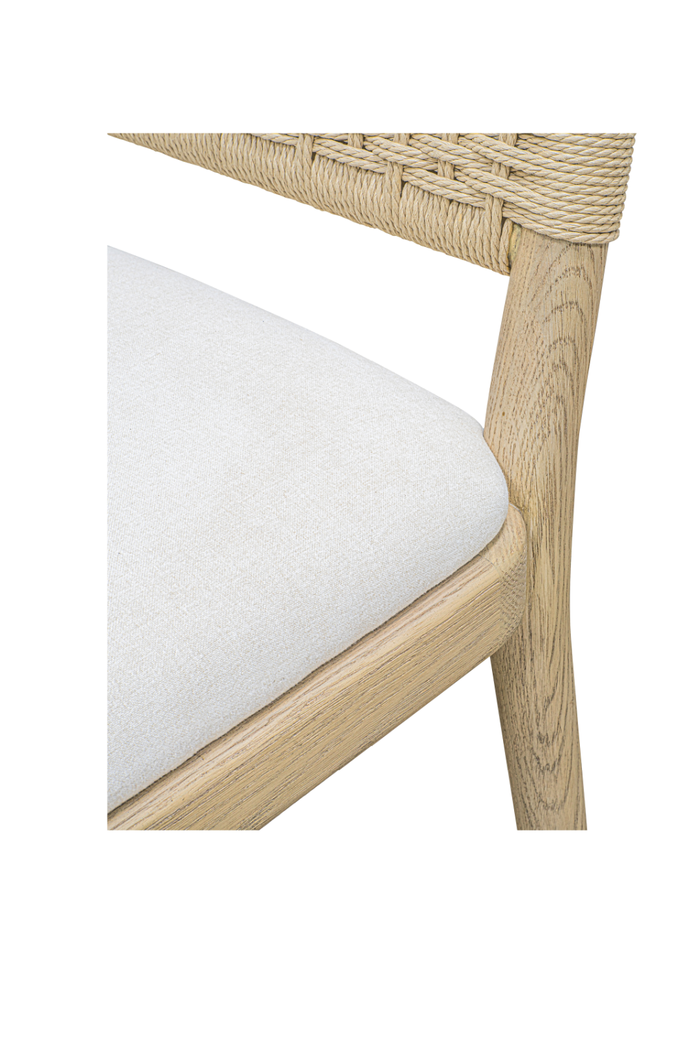 Handwoven Back Counter Stool | Novi Living Claire | Oroa.com