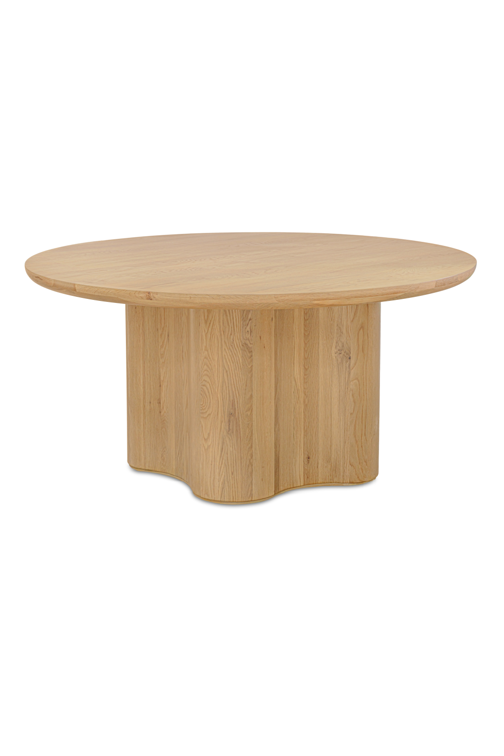 Natural Oak Veneer Dining Table | Novi Living Sidney | Oroa.com