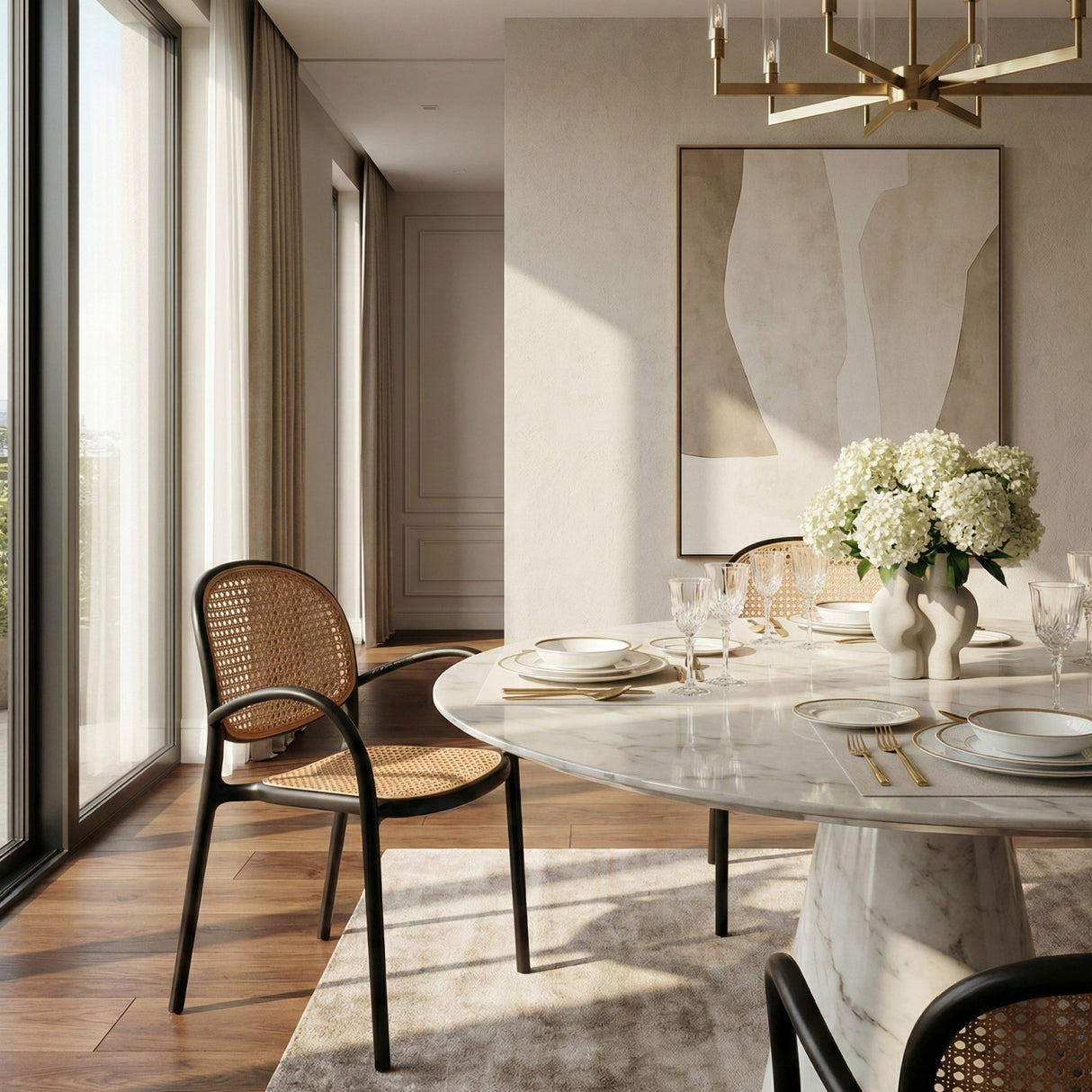 Modern European furniture - Woven Design Outdoor Dining Chairs (2) - www.oroa.com | Oroa.com