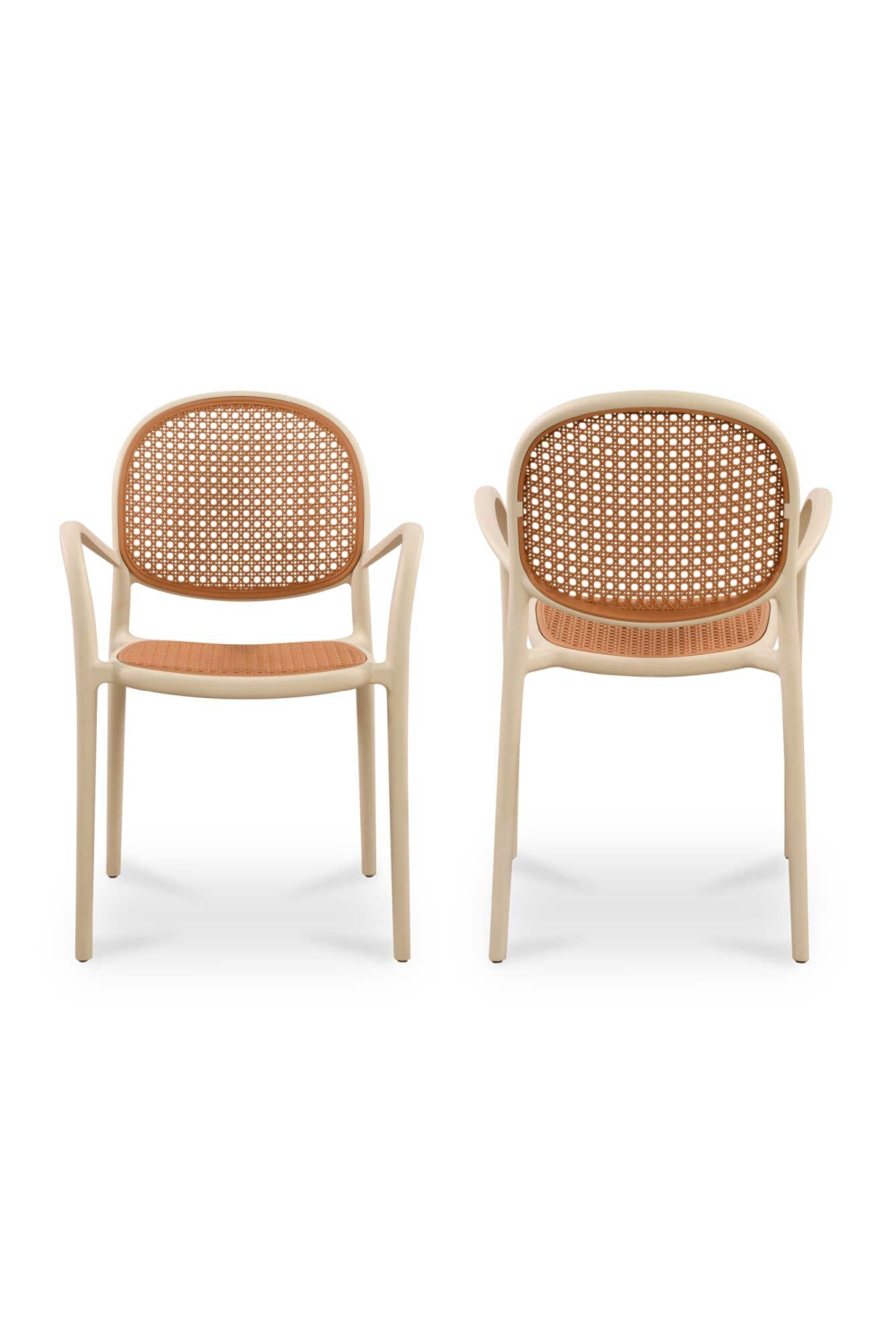 Woven Design Outdoor Dining Chairs (2) | Novi Living Soren | Oroa.com