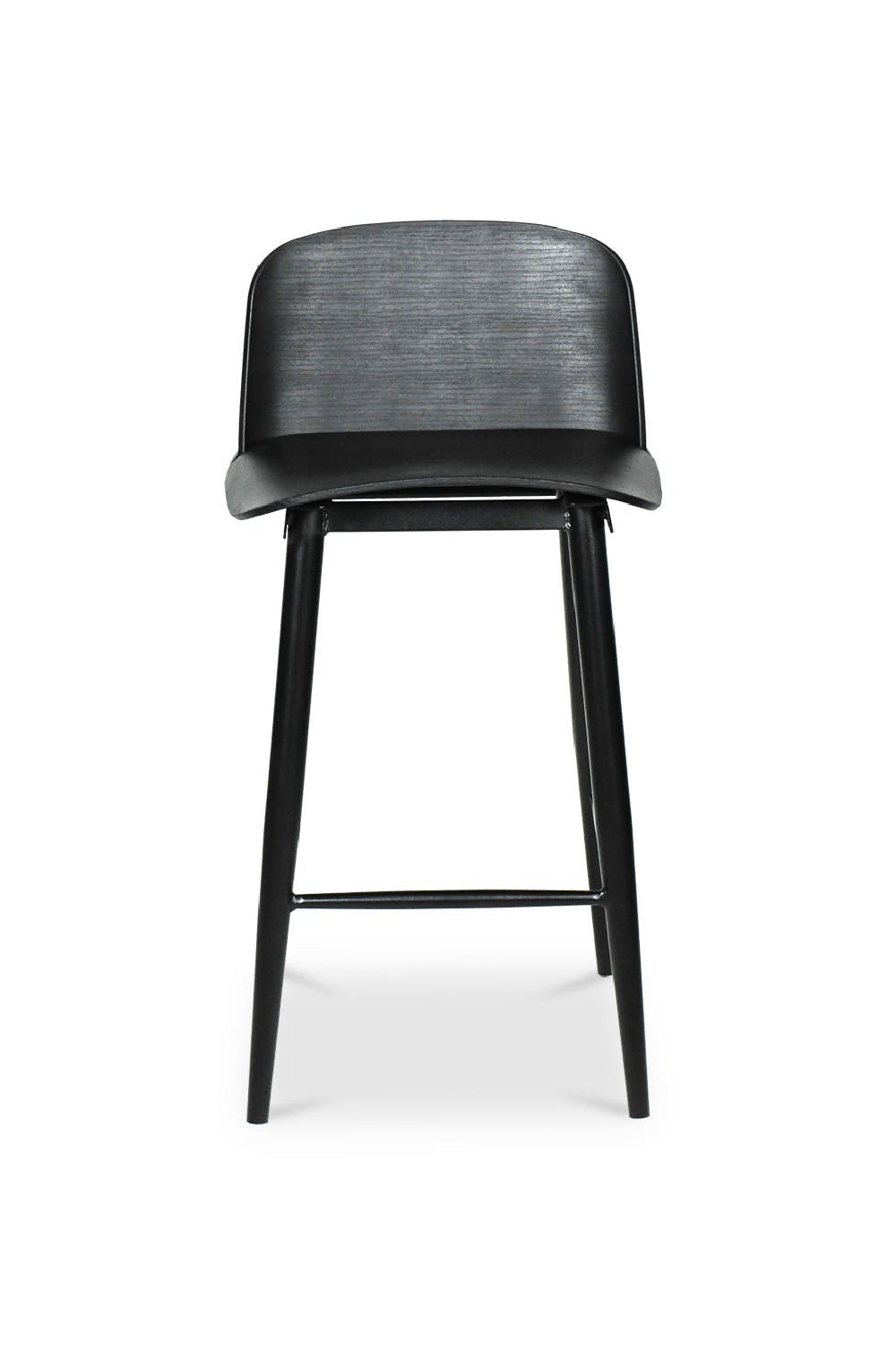 Modern European furniture - Black Indoor/Outdoor Counter Stools (2) - www.oroa.com