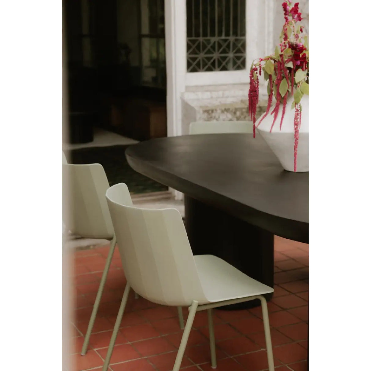 Modern European furniture - Green Outdoor Dining Chairs (2) - www.oroa.com | Oroa.com