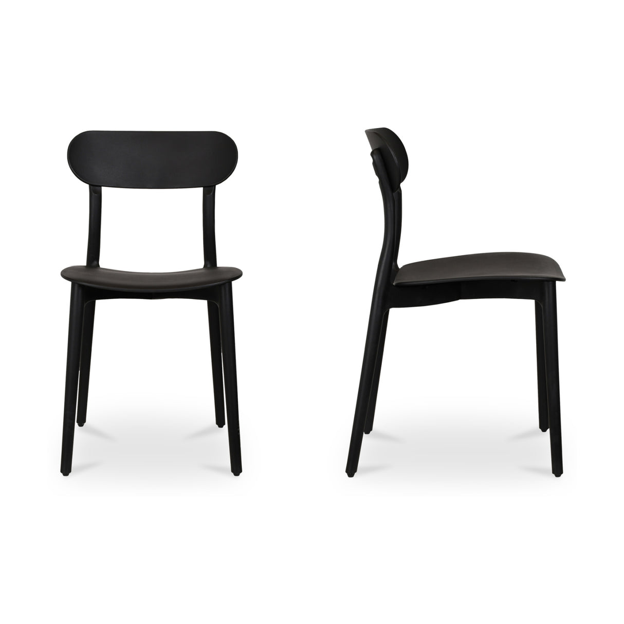 Modern European furniture - Open-Back Indoor/Outdoor Dining Chairs (2) - www.oroa.com | Oroa.com