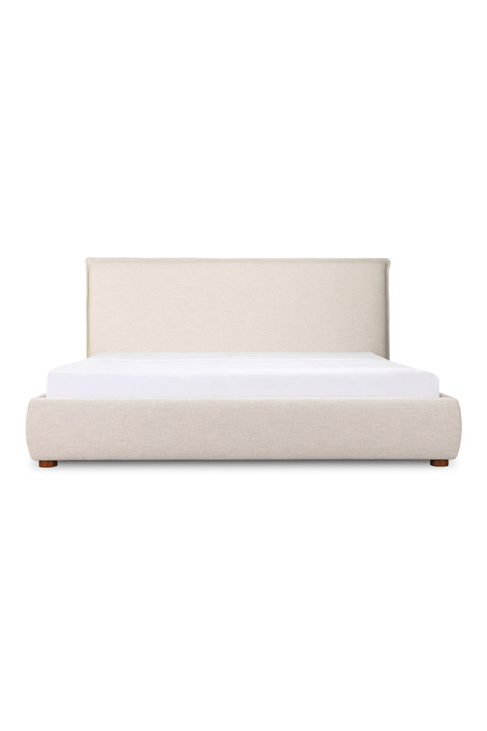 Beige Linen Blend Bed | Novi Living Luzon | Oroa.com