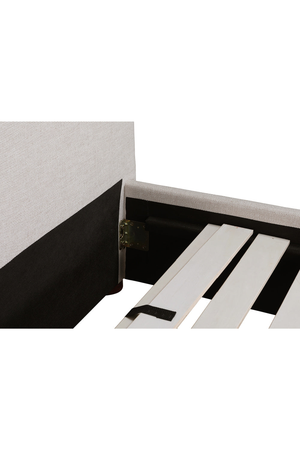 Beige Linen Blend Bed | Novi Living Luzon | Oroa.com