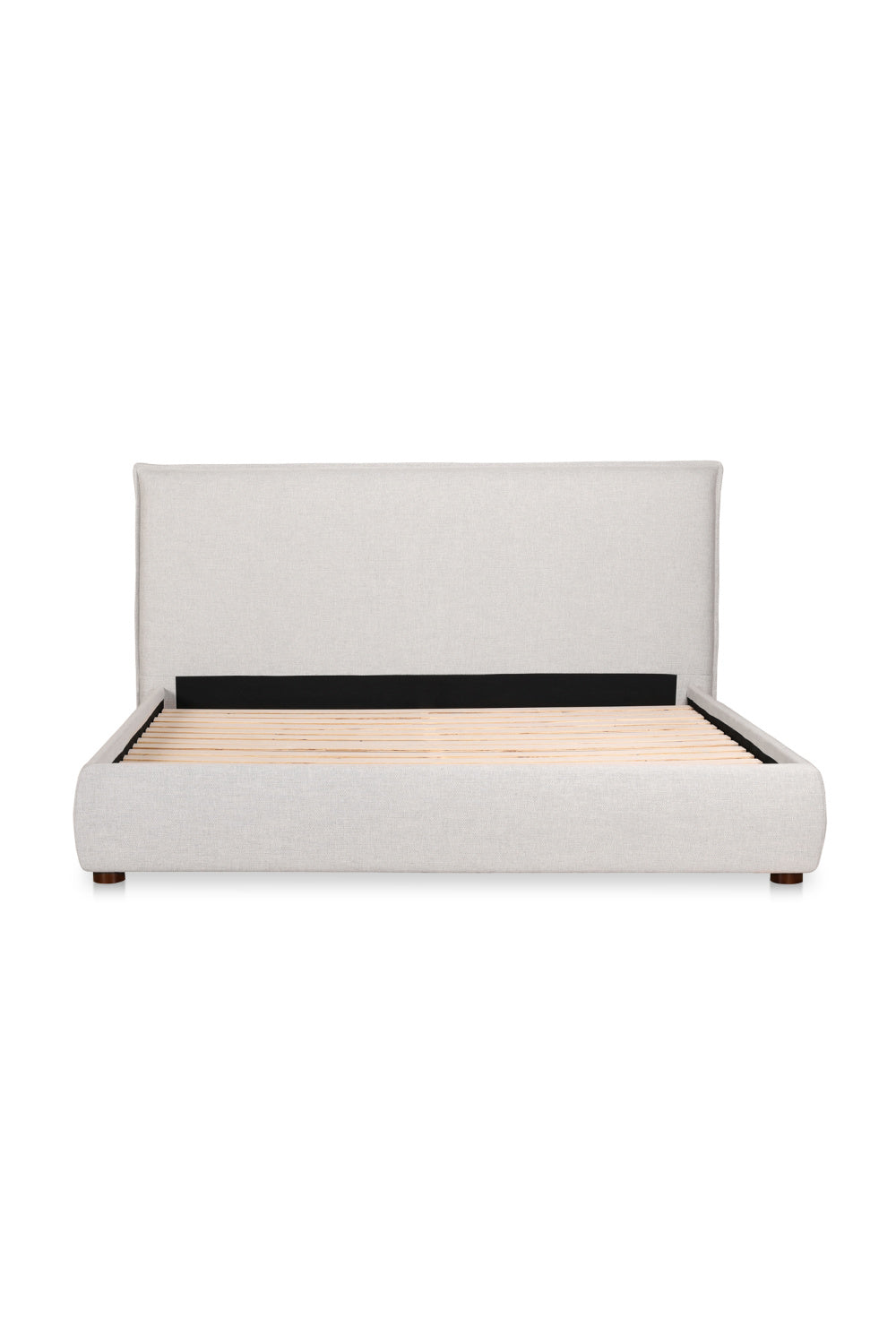 Modern European furniture - Gray Linen Blend Bed - www.oroa.com | Oroa.com