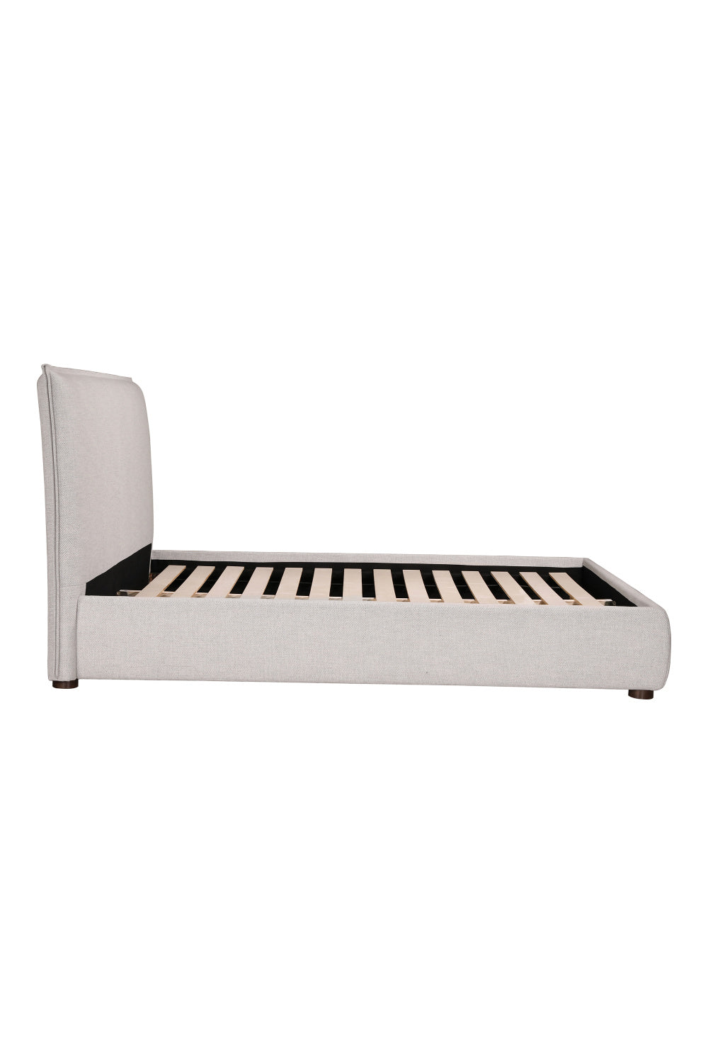 Modern European furniture - Gray Linen Blend Bed - www.oroa.com | Oroa.com
