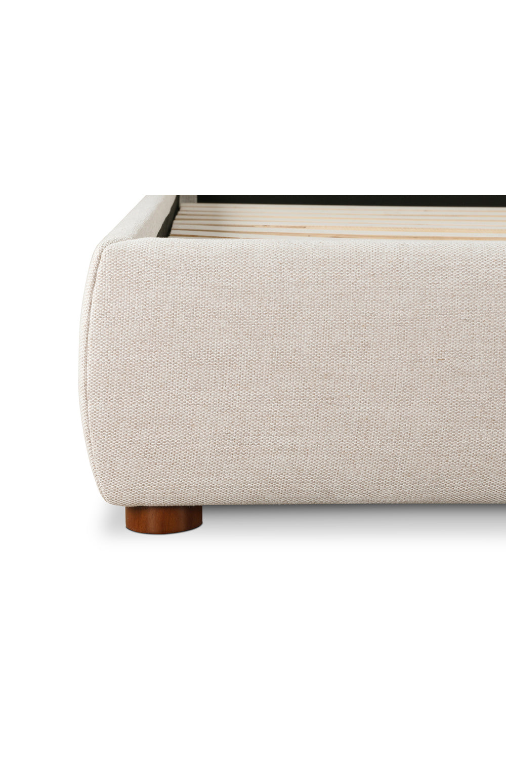Beige Linen Blend Bed | Novi Living Luzon | Oroa.com