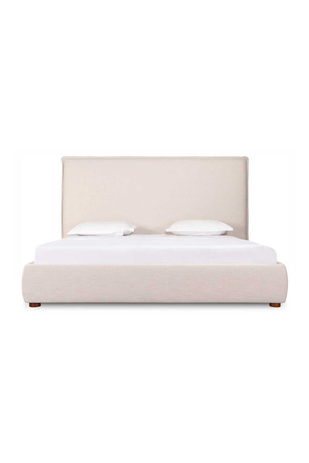 Beige Linen Blend Bed | Novi Living Luzon | Oroa.com