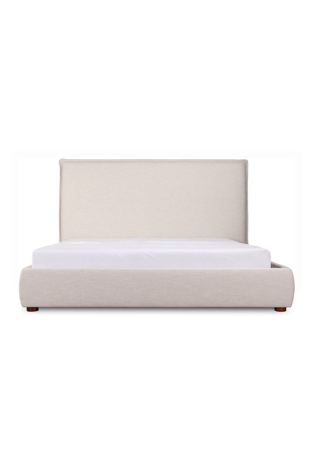 Beige Linen Blend Bed | Novi Living Luzon | Oroa.com
