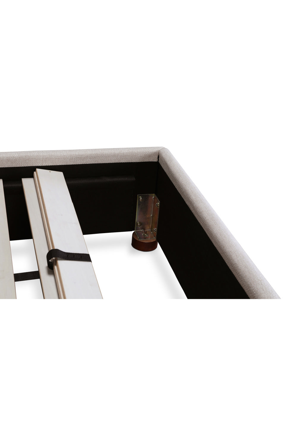 Beige Linen Blend Bed | Novi Living Luzon | Oroa.com