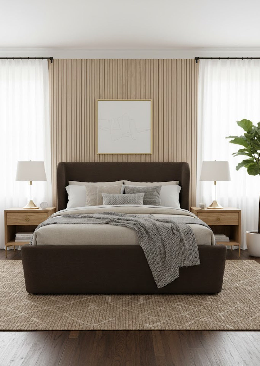 Upholstered Storage Bed | Novi Living Sophia | Oroa.com