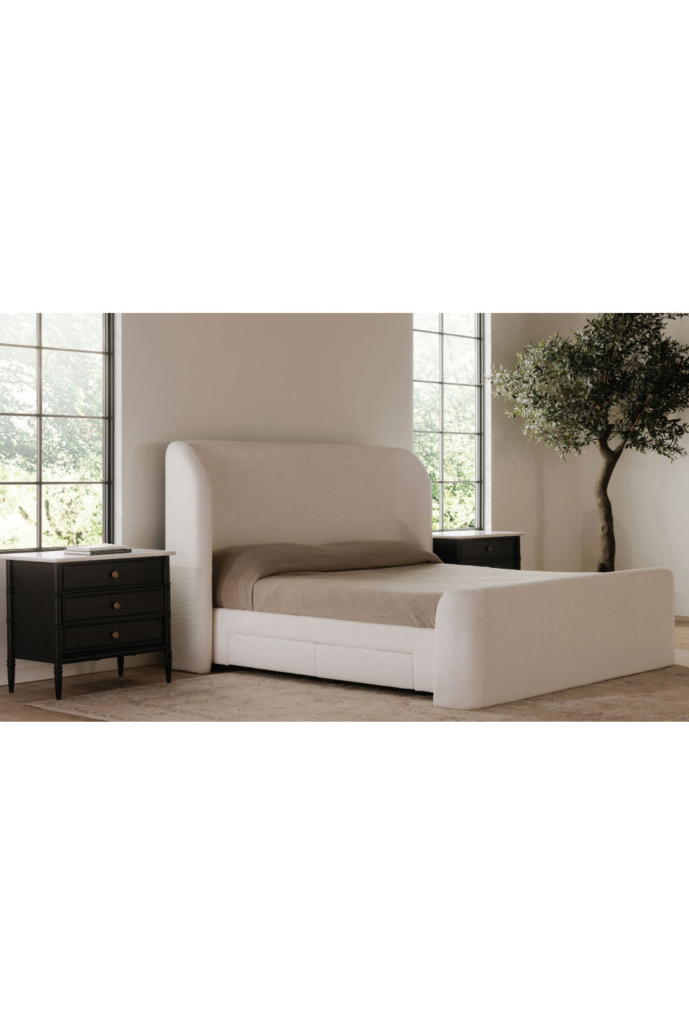 Upholstered Storage Bed | Novi Living Sophia | Oroa.com