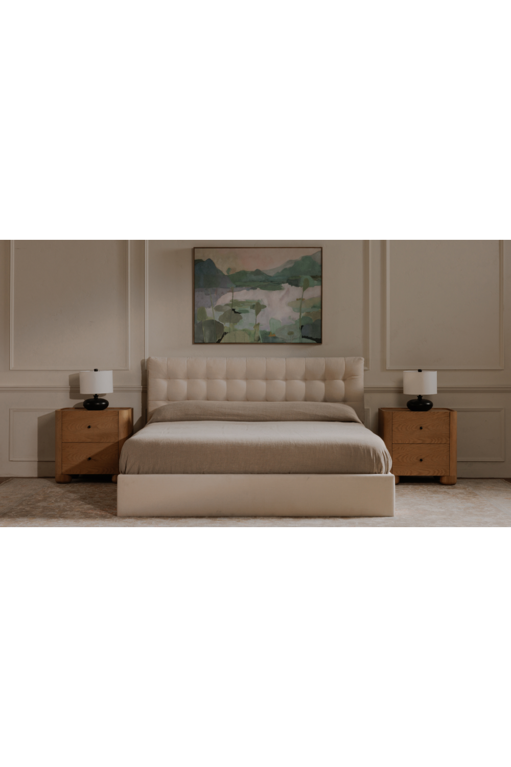 Tufted Storage Bed | Novi Living Sebastion | Oroa.com