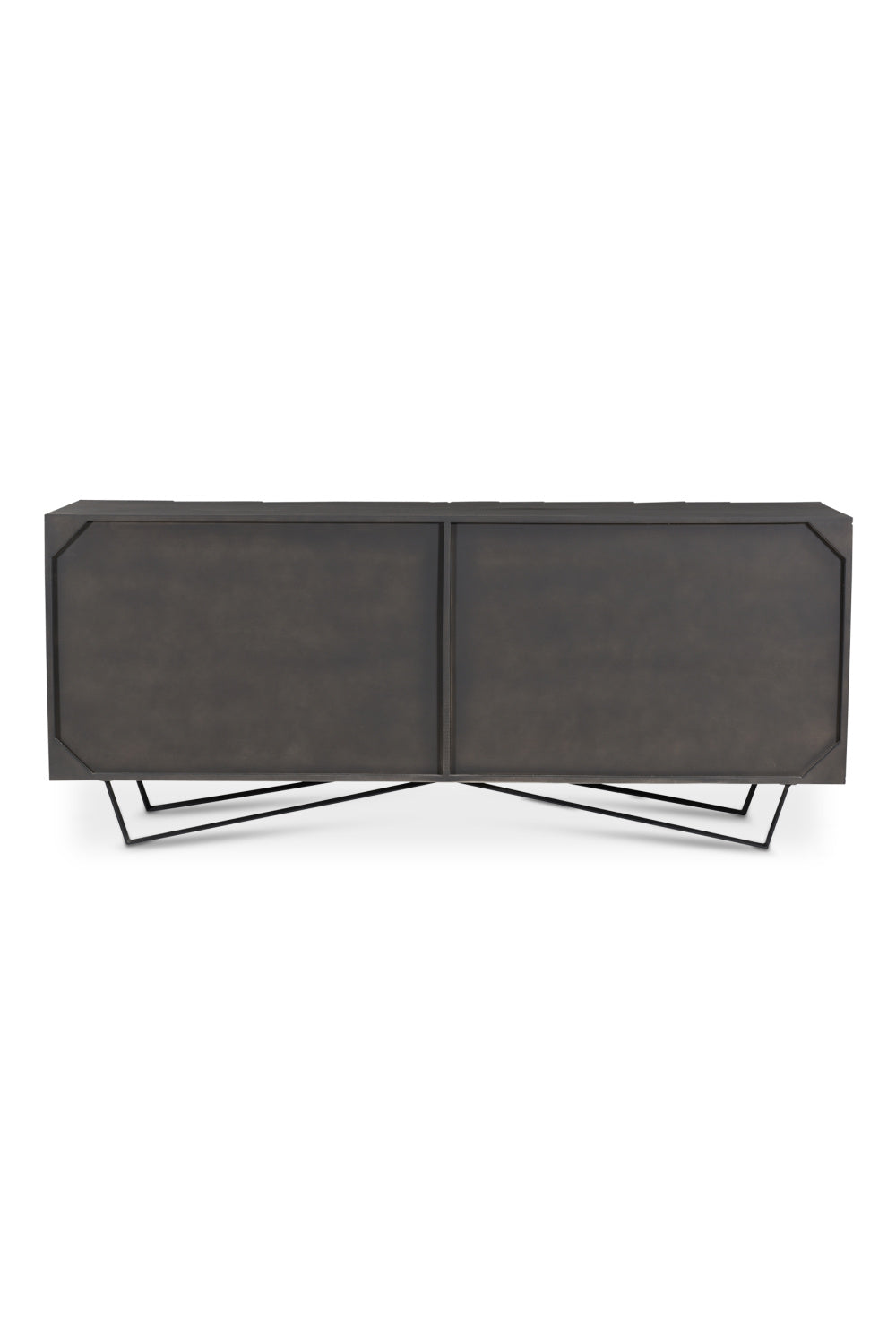 Modern European furniture - Dark Mango Wood 4-Door Sideboard - www.oroa.com