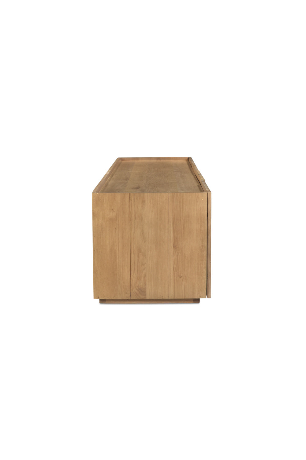 Modern European furniture - Natural Oak 4-Door Media Cabinet - www.oroa.com
