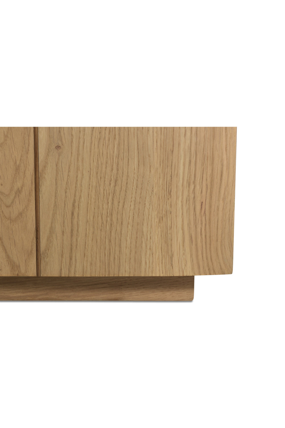 Modern European furniture - Natural Oak 4-Door Media Cabinet - www.oroa.com