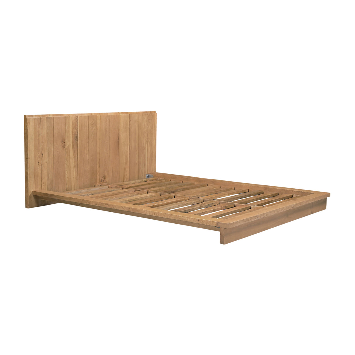 Modern European furniture - Solid Oak Wood Bed - www.oroa.com | Oroa.com