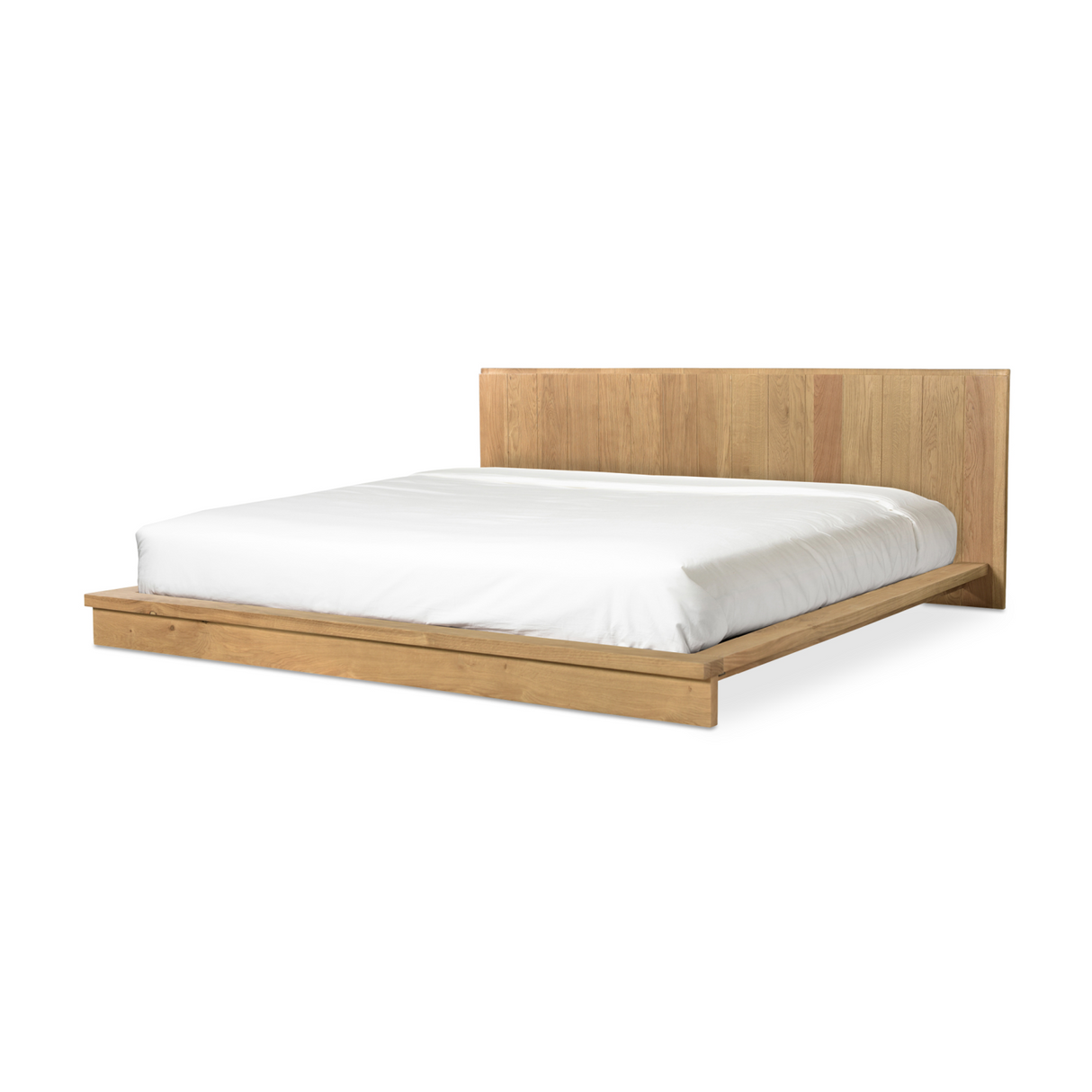 Modern European furniture - Solid Oak Wood Bed - www.oroa.com | Oroa.com