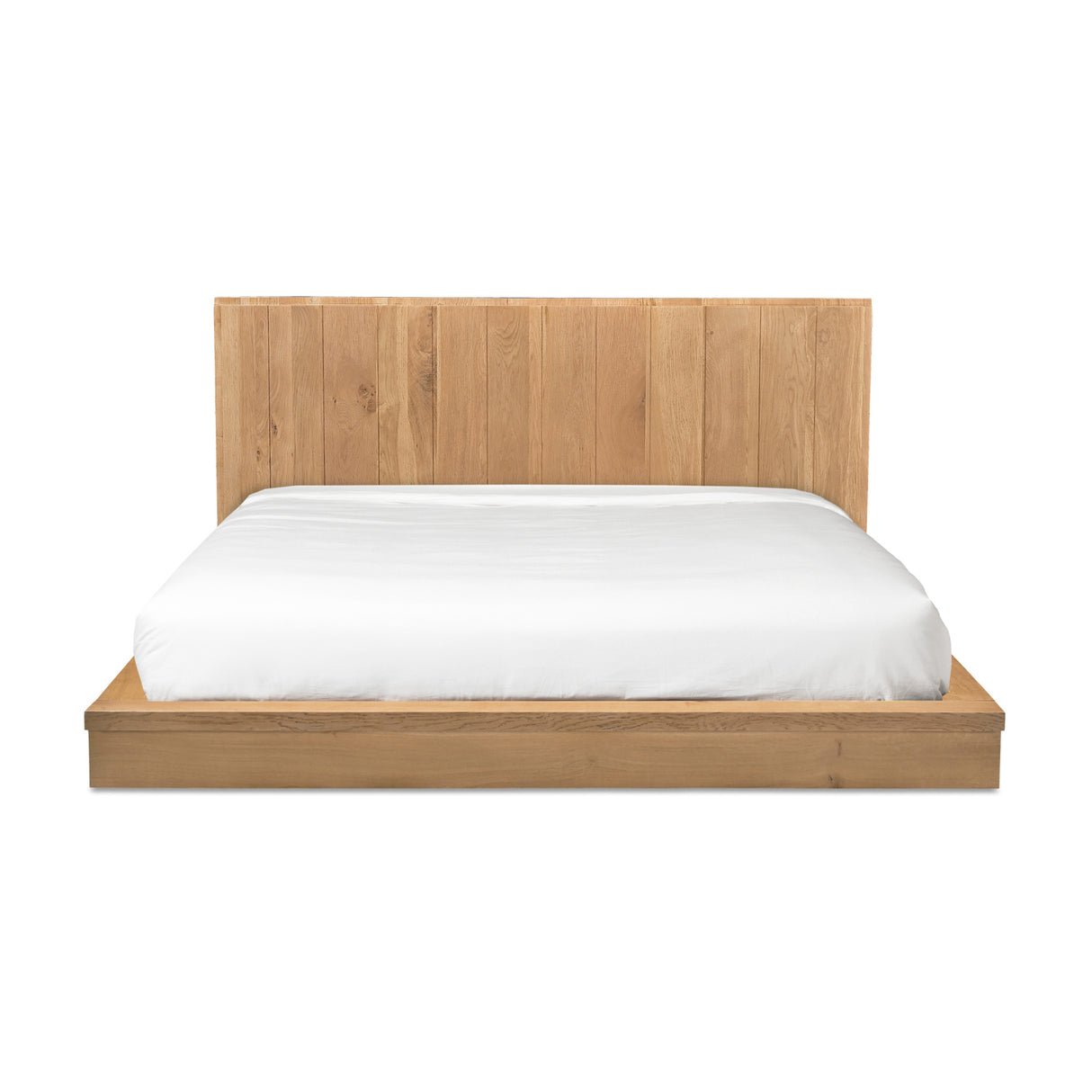 Modern European furniture - Solid Oak Wood Bed - www.oroa.com | Oroa.com