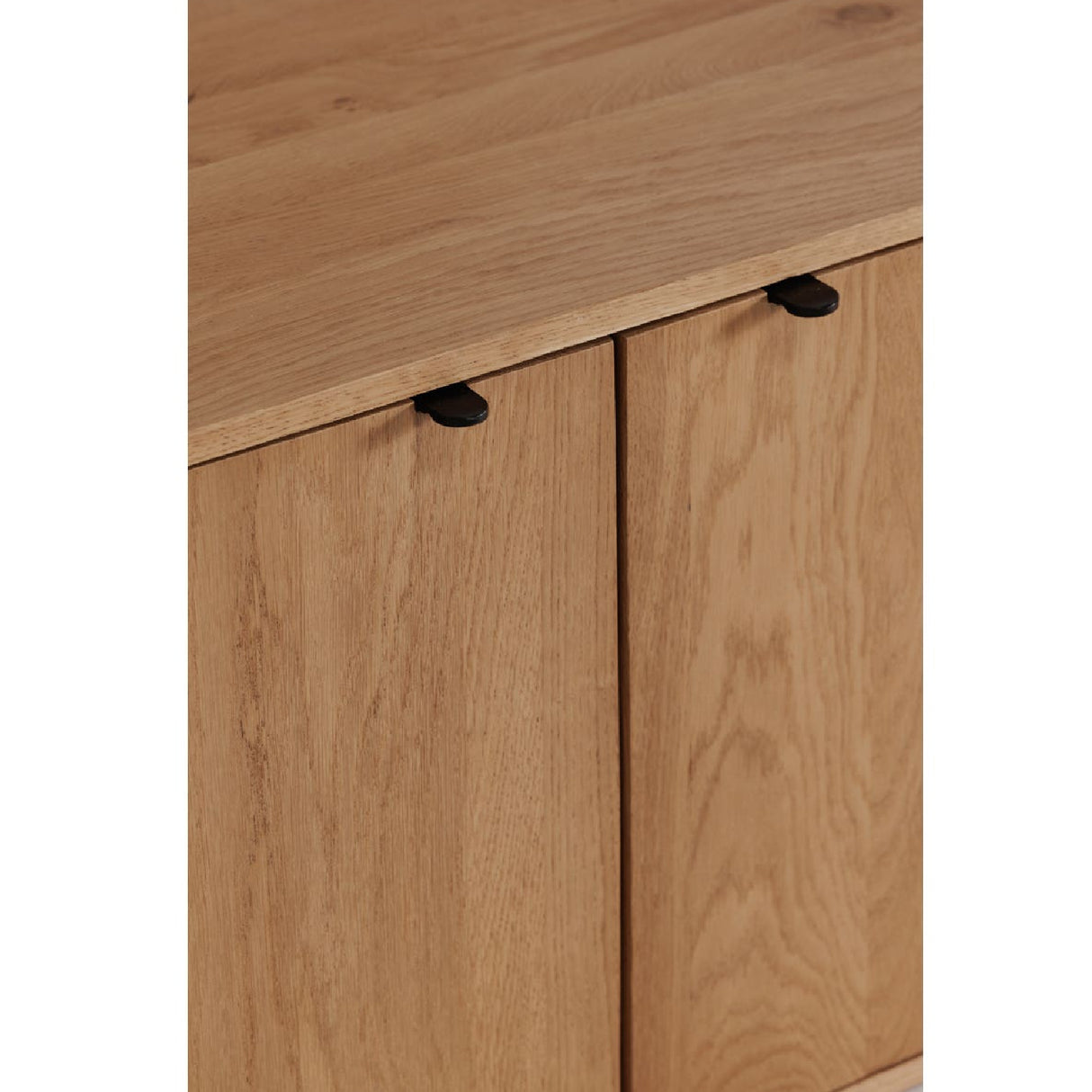 Modern European furniture - Natural Oak 3-Door Media Bench - www.oroa.com