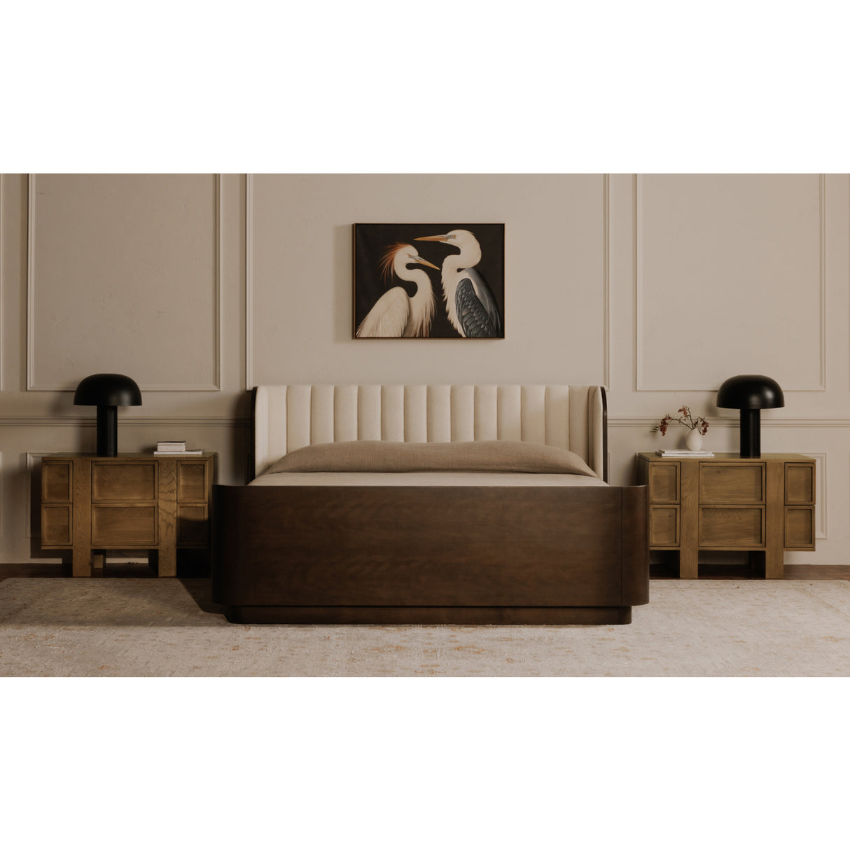 Modern European furniture - Oak 6-Drawer Nightstand - www.oroa.com