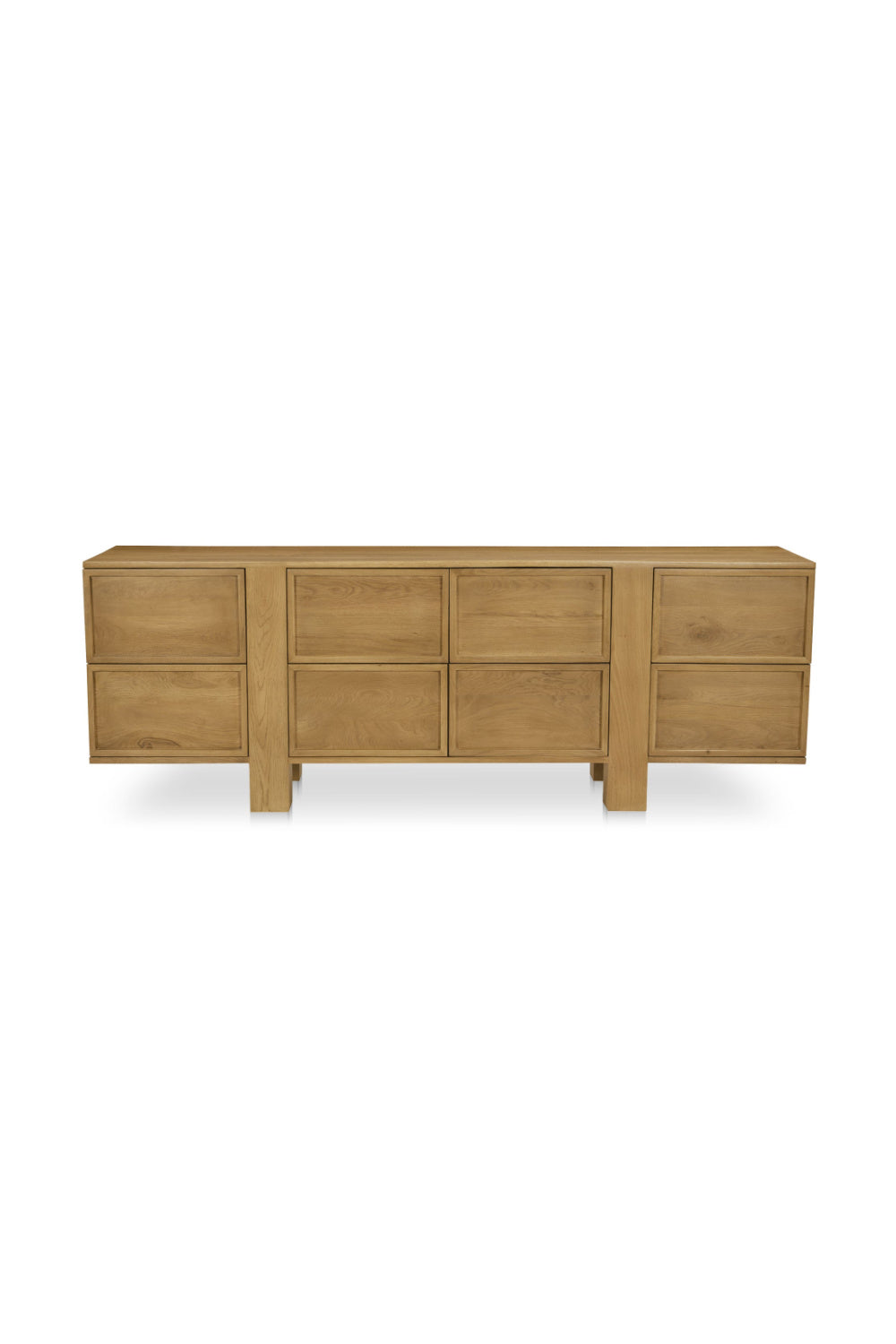 Modern European furniture - Japandi Oak 8-Drawer Dresser - www.oroa.com