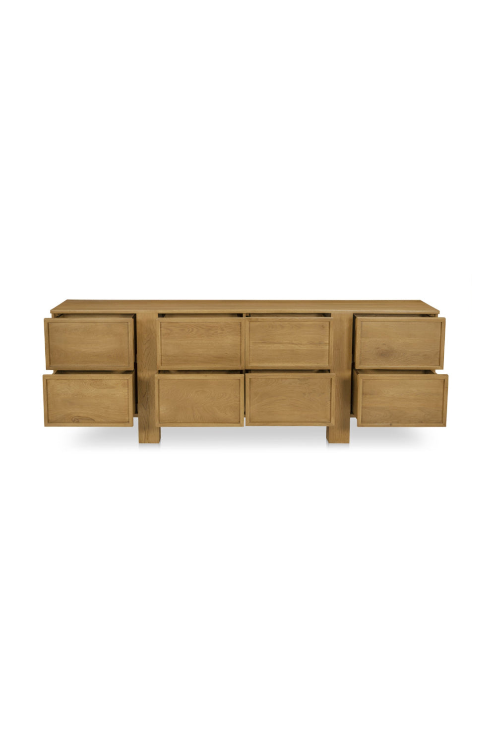 Modern European furniture - Japandi Oak 8-Drawer Dresser - www.oroa.com