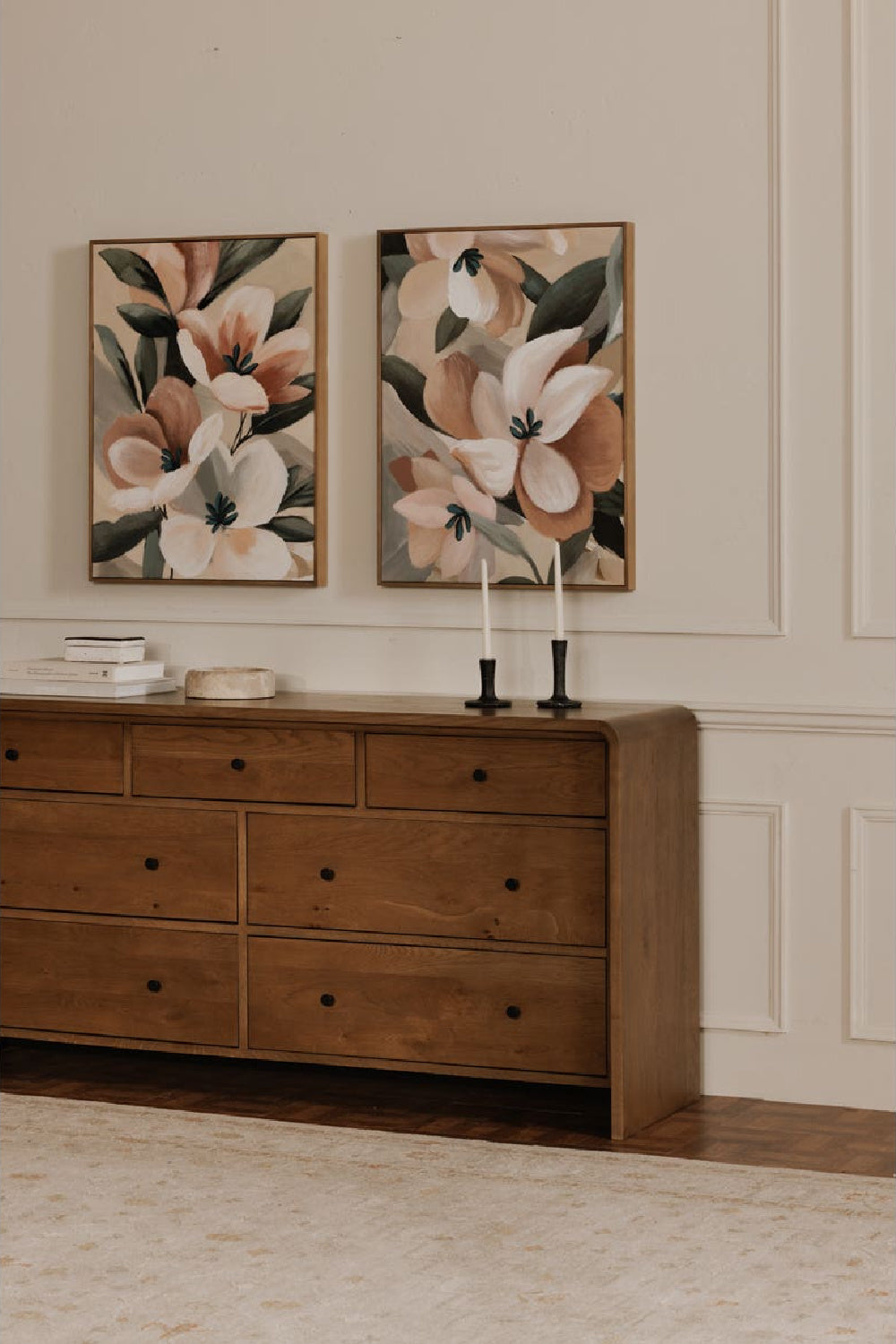 Modern European furniture - Solid Oak 7-Drawer Dresser - www.oroa.com
