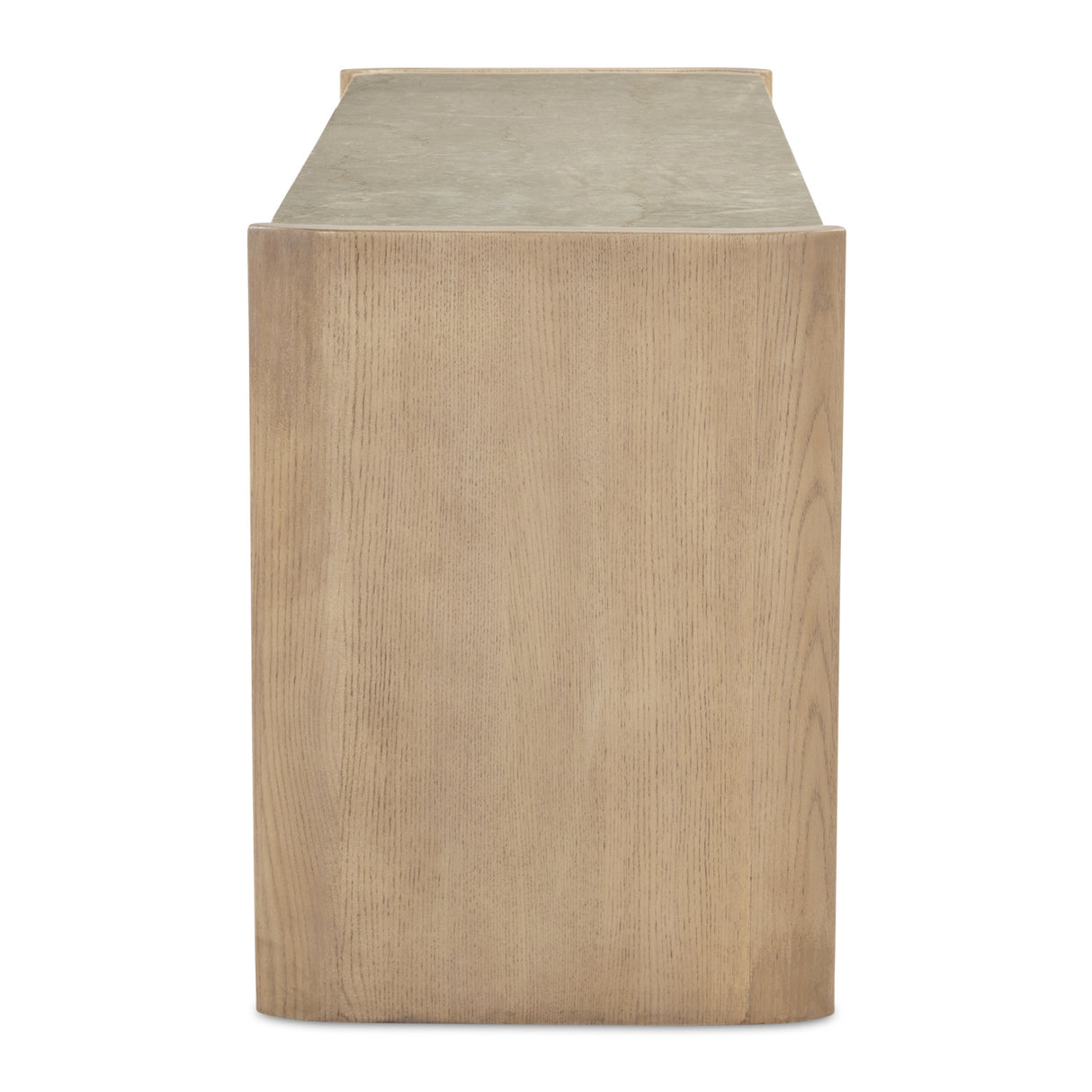 Modern European furniture - Marble Top Oak 6-Drawer Dresser - www.oroa.com