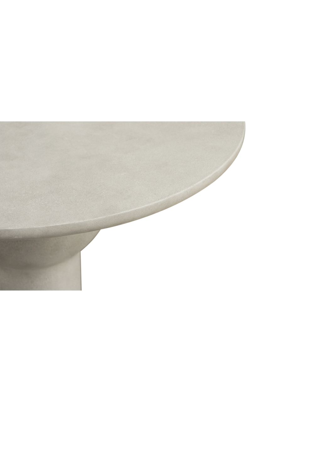 Cream Concrete Outdoor Coffee Table | Oroa.com