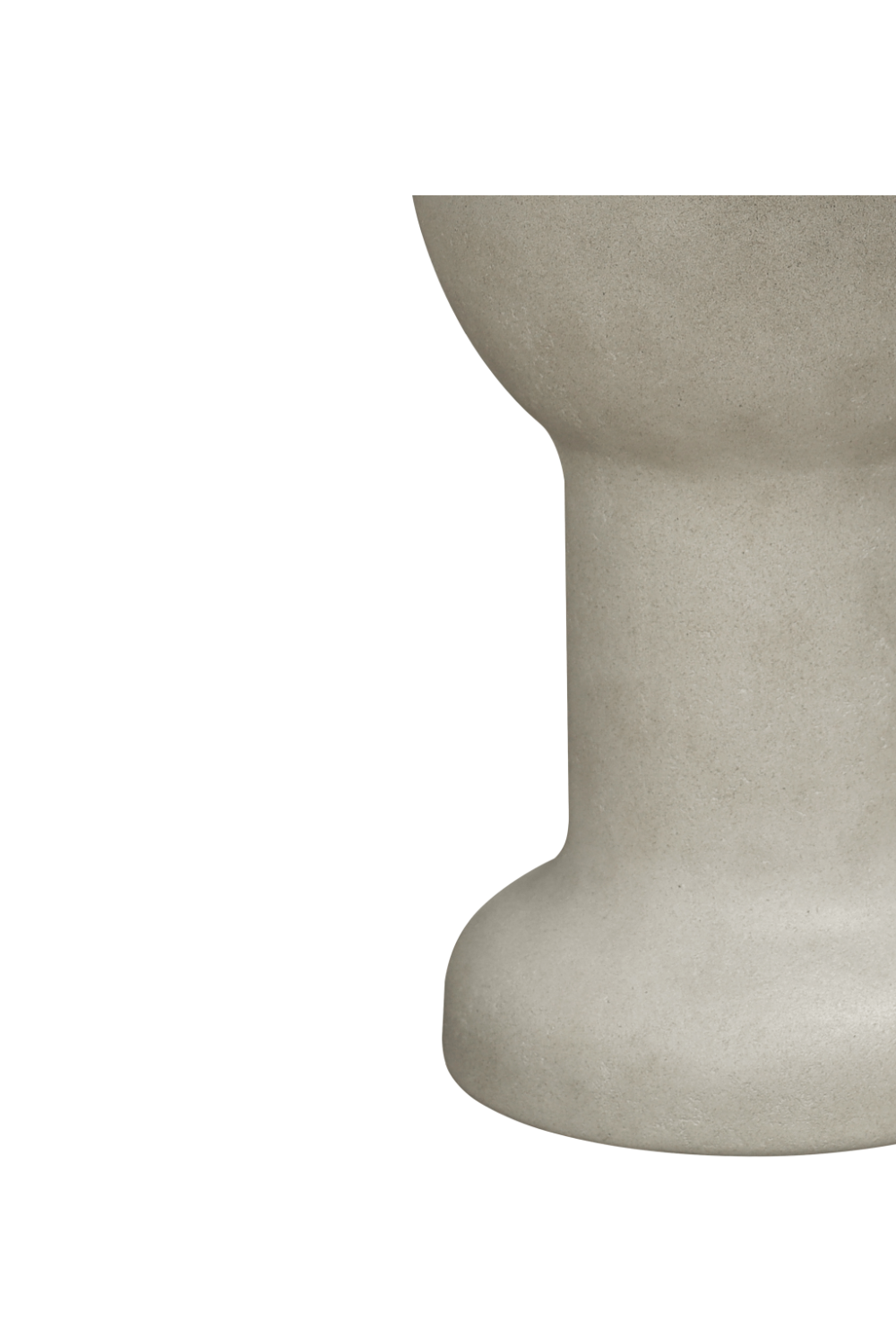 Cream Concrete Outdoor Coffee Table | Novi Living Magnolia | Oroa.com