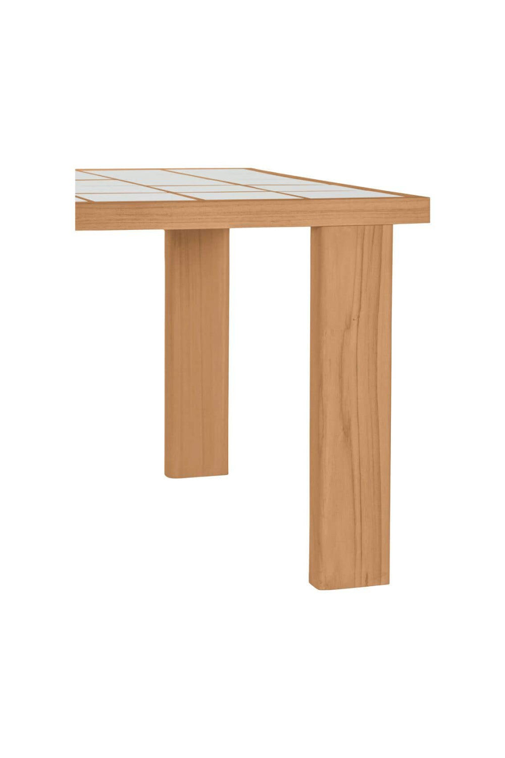 Modern European furniture - Solid Teak Outdoor Dining Table - www.oroa.com | Oroa.com