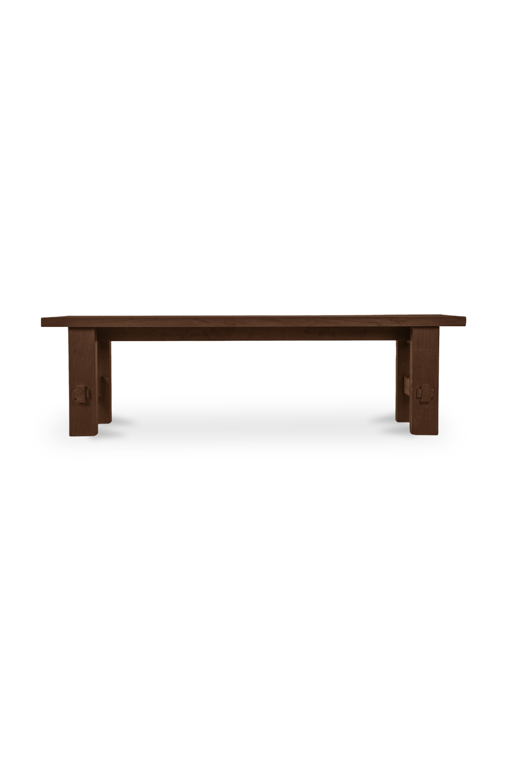 Modern European furniture - Slatted Teak Outdoor Dining Bench - www.oroa.com | Oroa.com