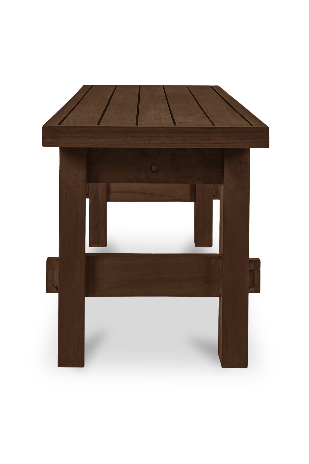 Modern European furniture - Slatted Teak Outdoor Dining Bench - www.oroa.com | Oroa.com
