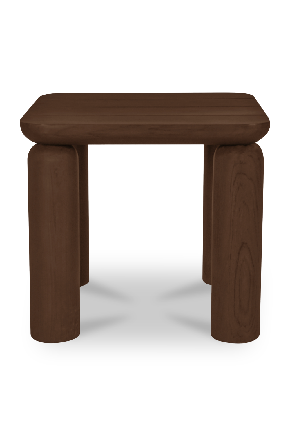 Modern European furniture - Brown Teak Outdoor Side Table - www.oroa.com | Oroa.com
