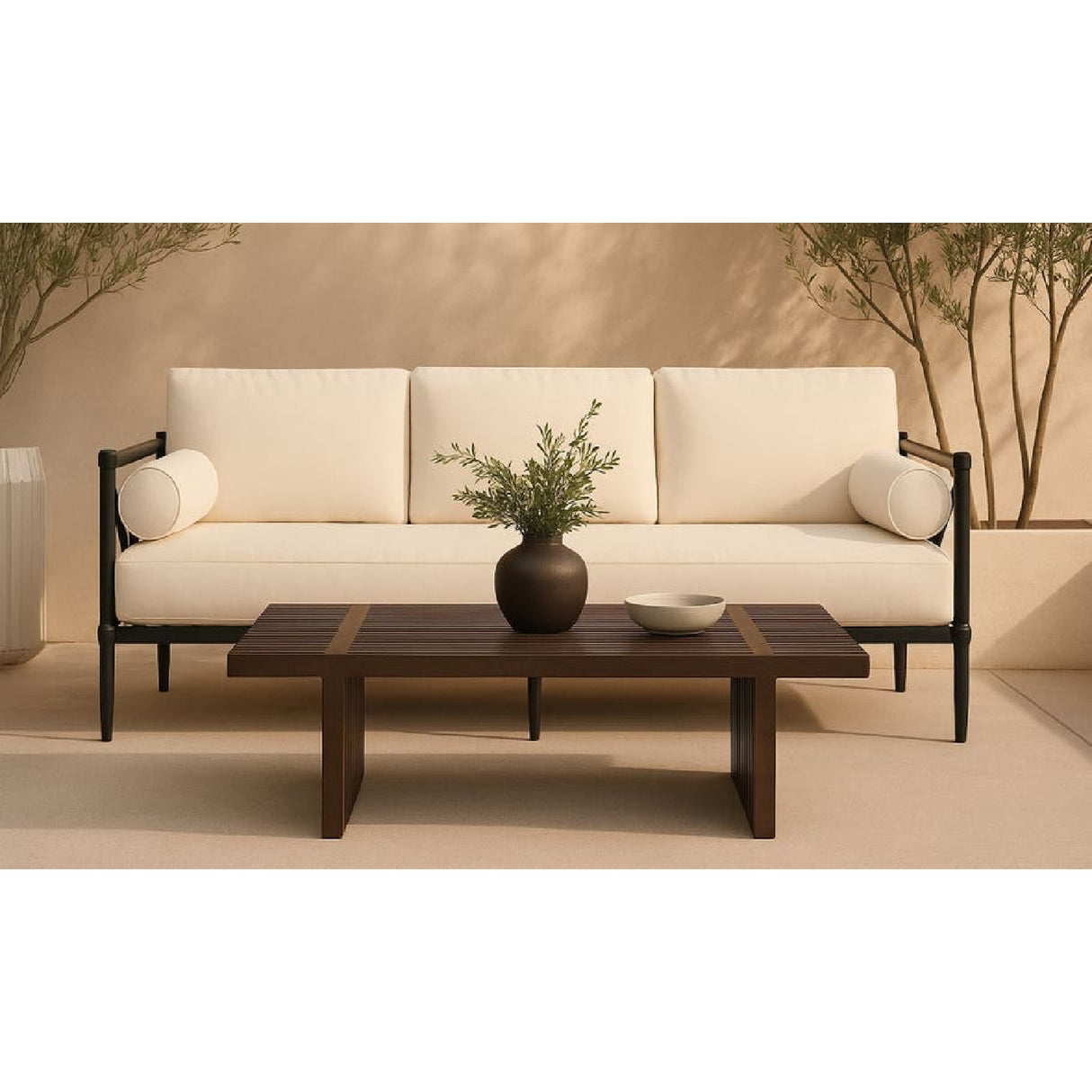 Modern European furniture - Solid Teak Outdoor Coffee Table - www.oroa.com | Oroa.com