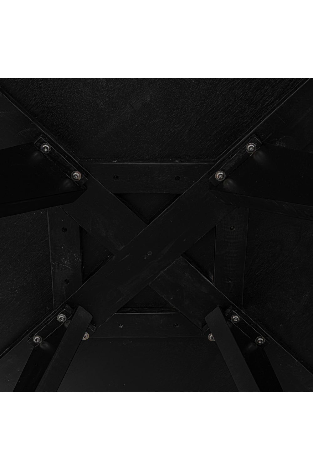 Modern European furniture - Black Acacia Round Dining Table - www.oroa.com