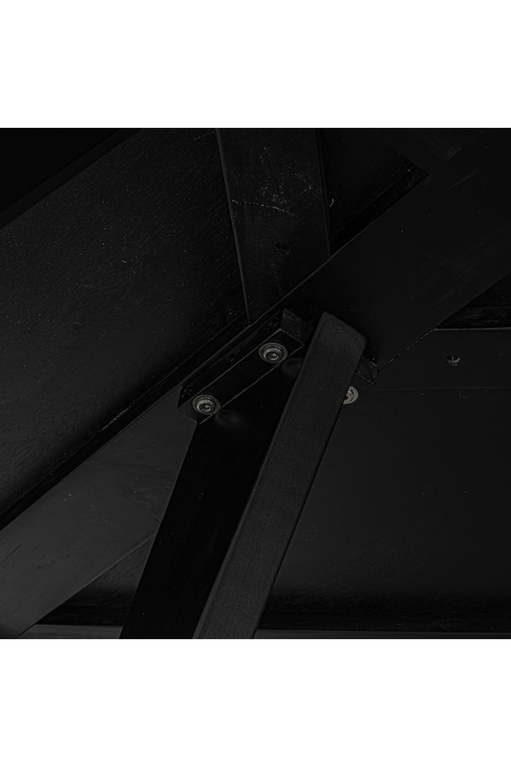 Modern European furniture - Black Acacia Round Dining Table - www.oroa.com