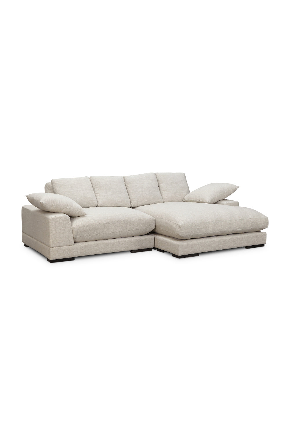Modern European furniture - Gray Sectional Sofa - www.oroa.com