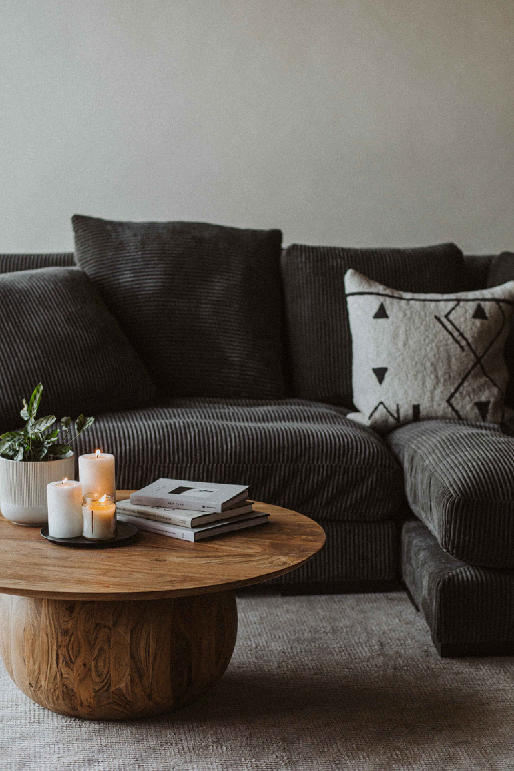 Modern European furniture - Corduroy Sectional Sofa - www.oroa.com | Oroa.com